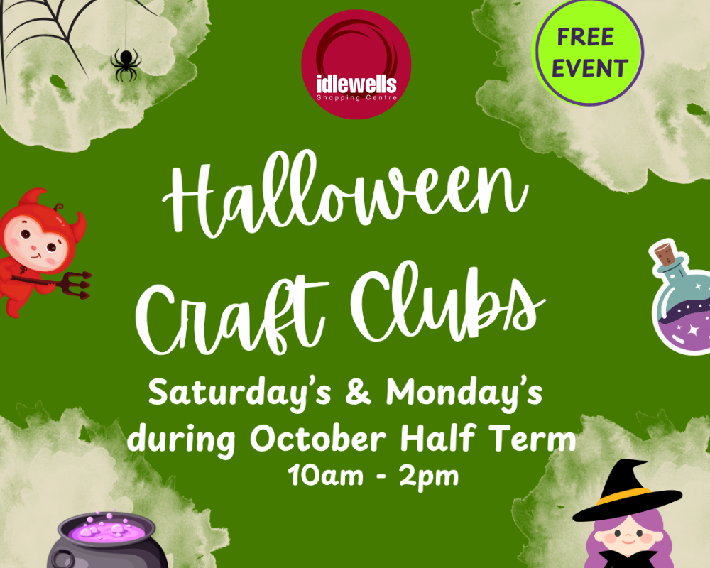 halloween craft club graphic