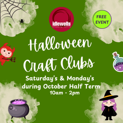 halloween craft club graphic